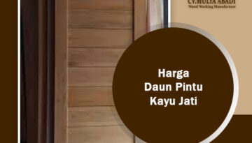 harga daun pintu kayu jati